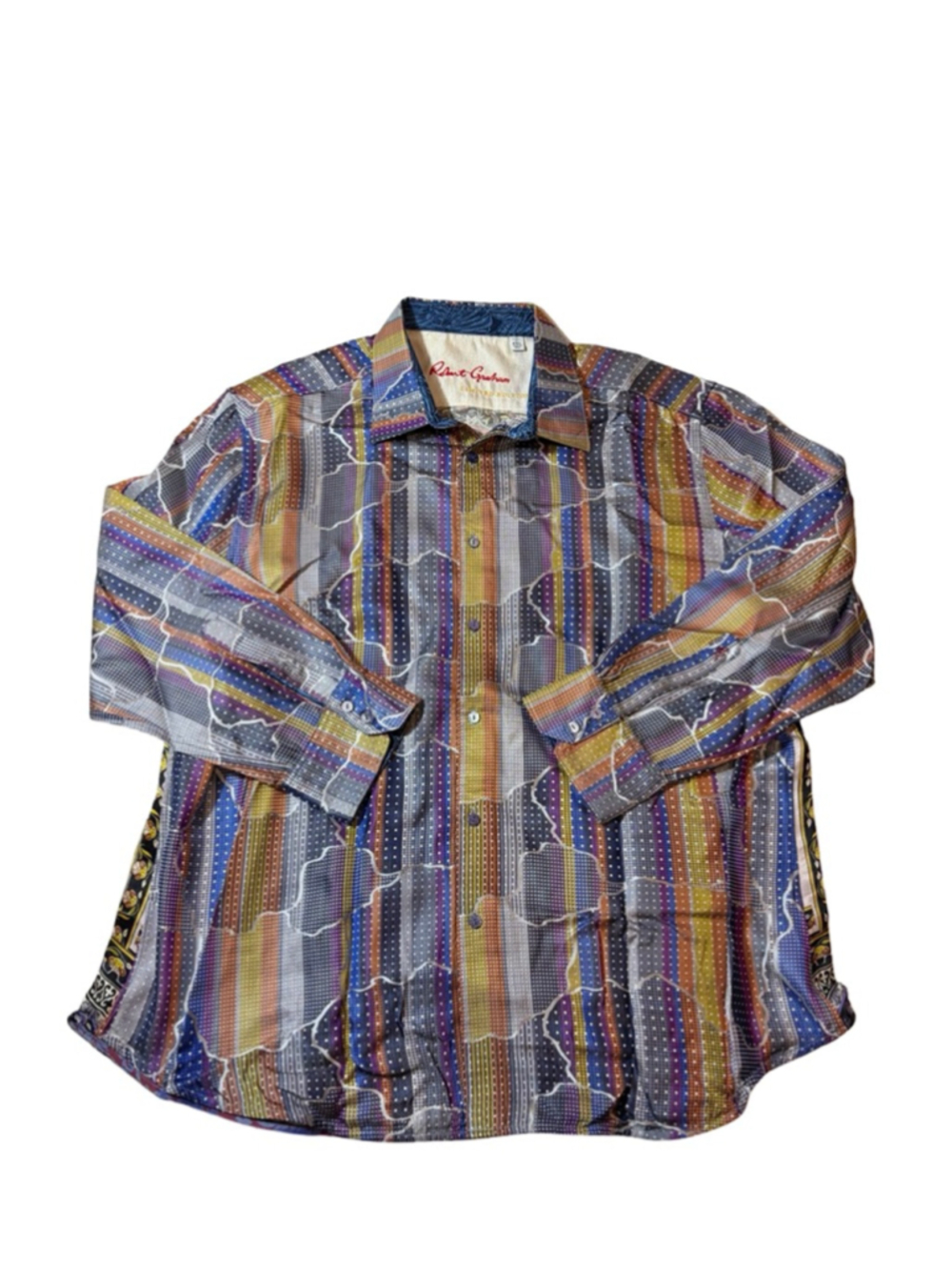 Robert Graham Armadillo Lair Silk Shirt Limited Edition 4XL Luxe Print